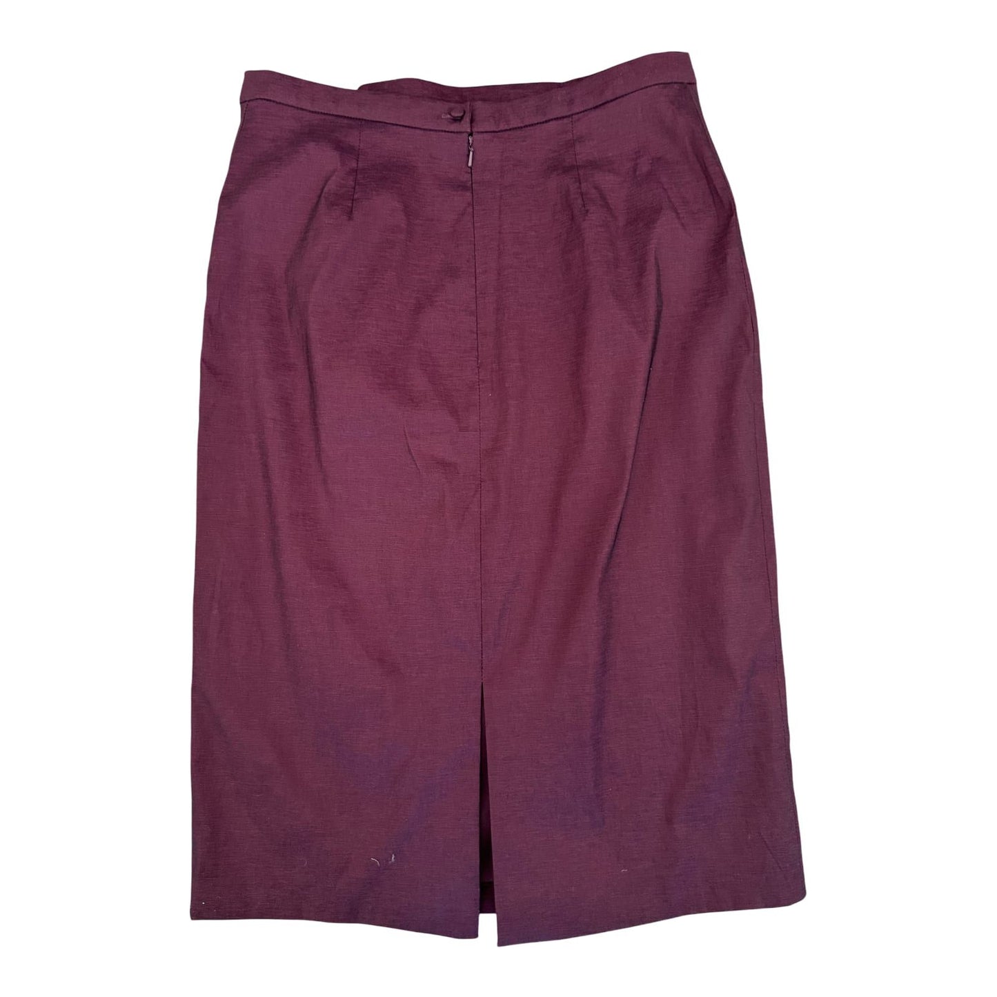 Star Night Rock Damen Rock Gr 42 Bordeaux Elegant Schimmernd Knielang