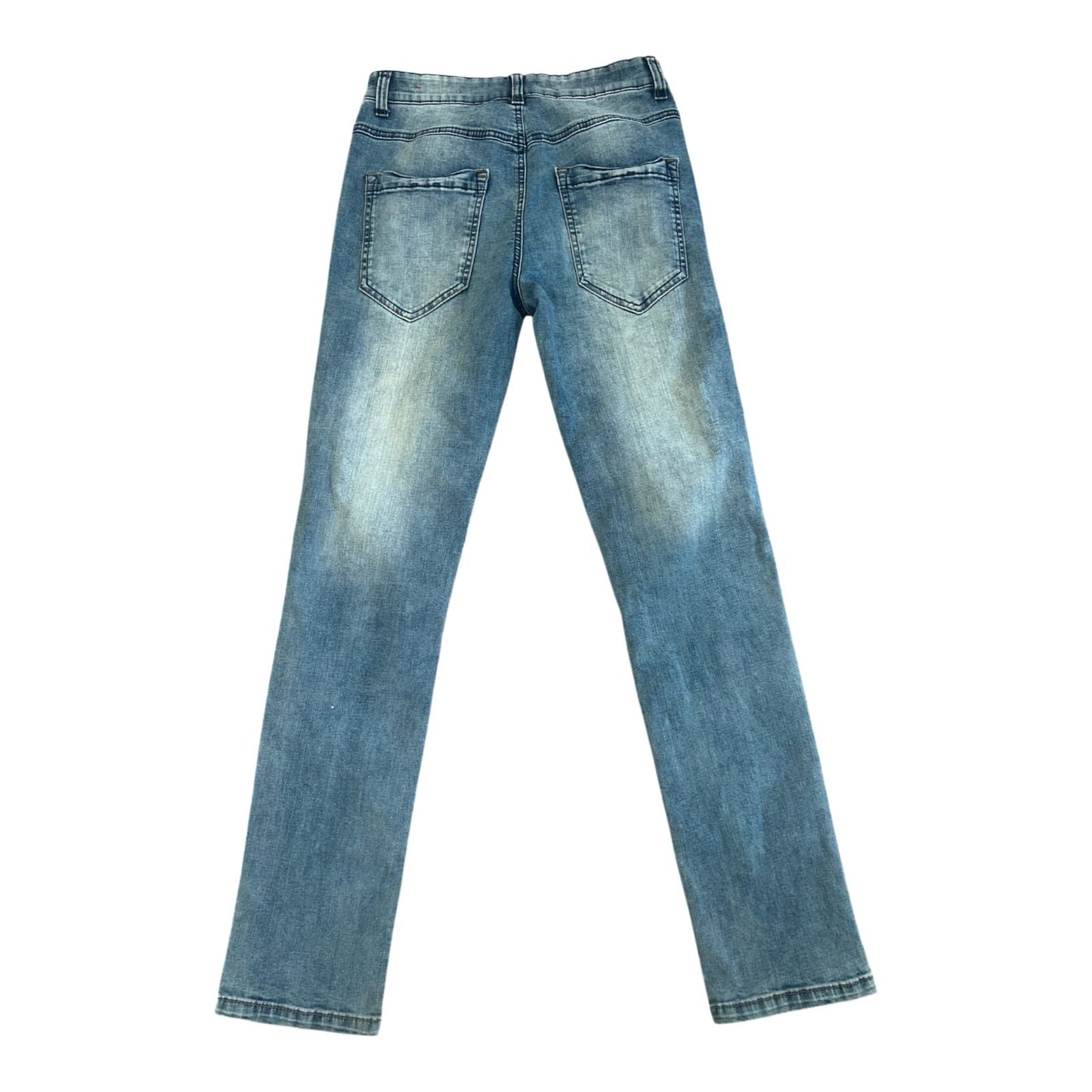 S Oliver Jeans Damen Hose Gr 36 Blau Slim Fit Stretch Used Look Denim