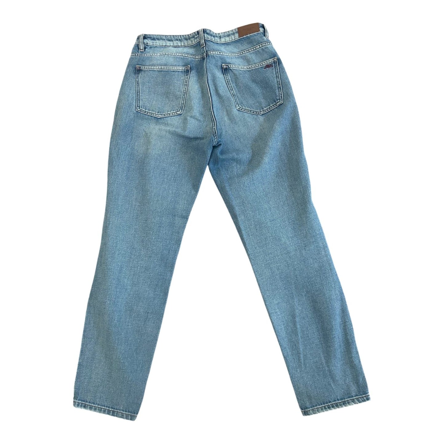 Maison 123 Jeans Damen Hose Gr 38 Blau High Waist Wide Leg Baumwolle