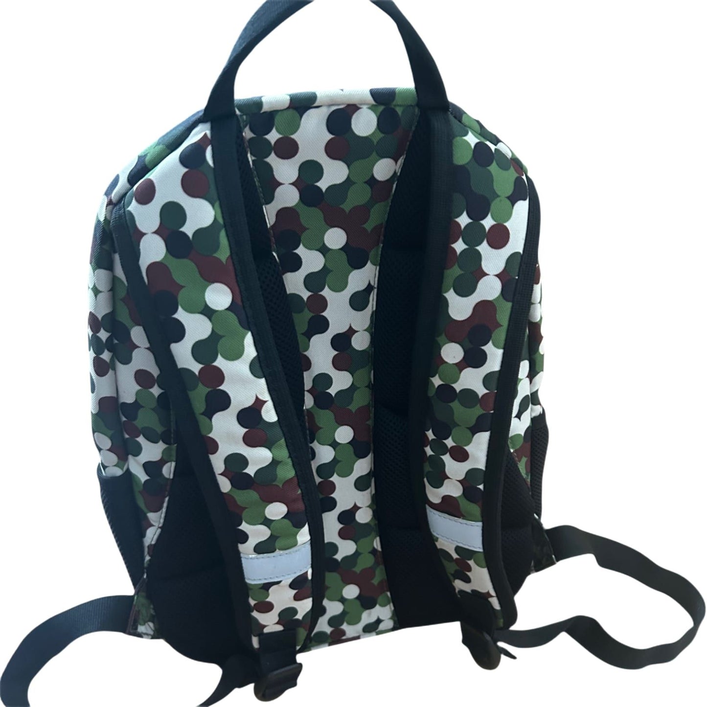 Herlitz Rucksack Camouflage Grün Braun Weiß Schule Freizeit Gepolstert Top