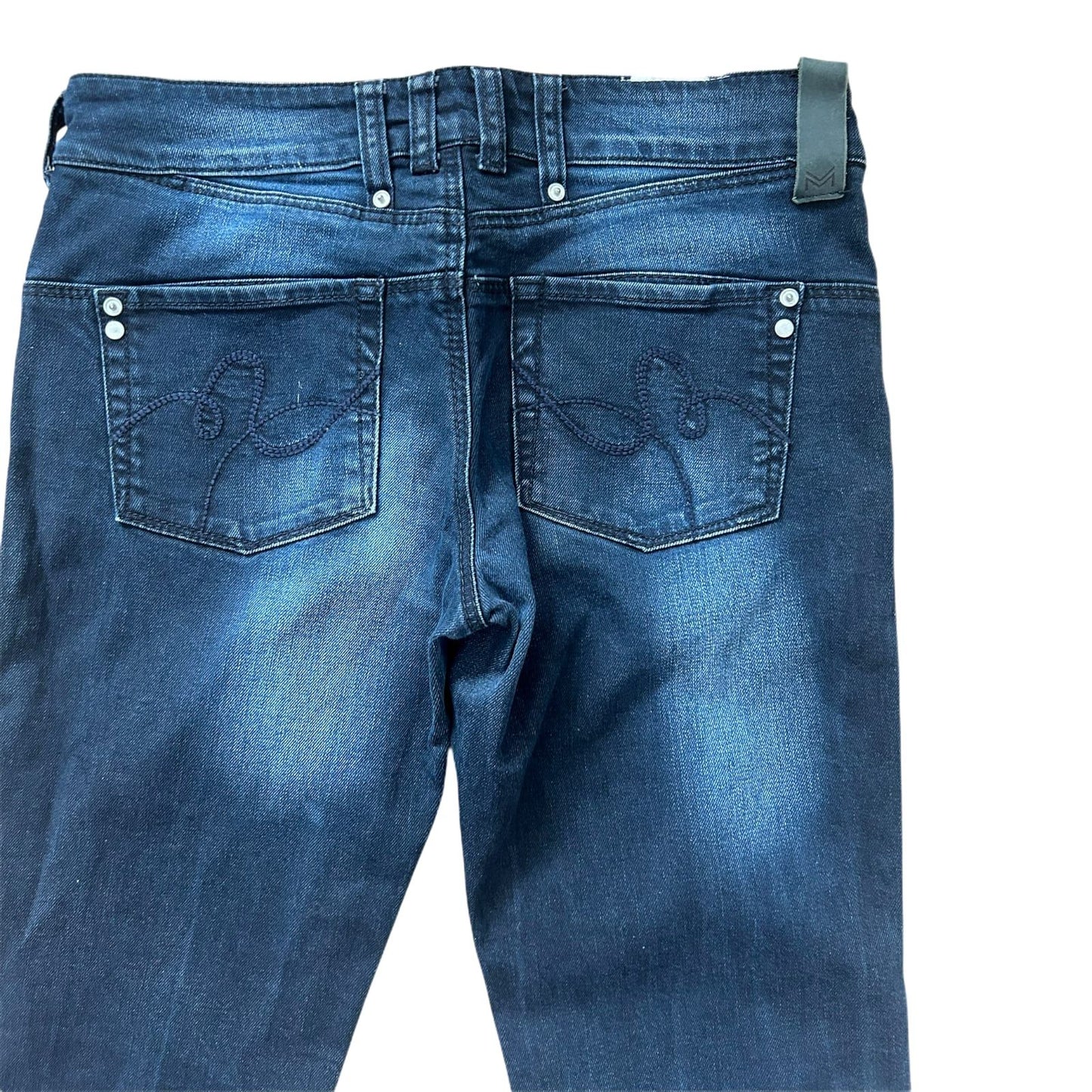 Vero Moda Damen Jeans Gr 40 Blau Bootcut Low Waist Stretch Denim Hose