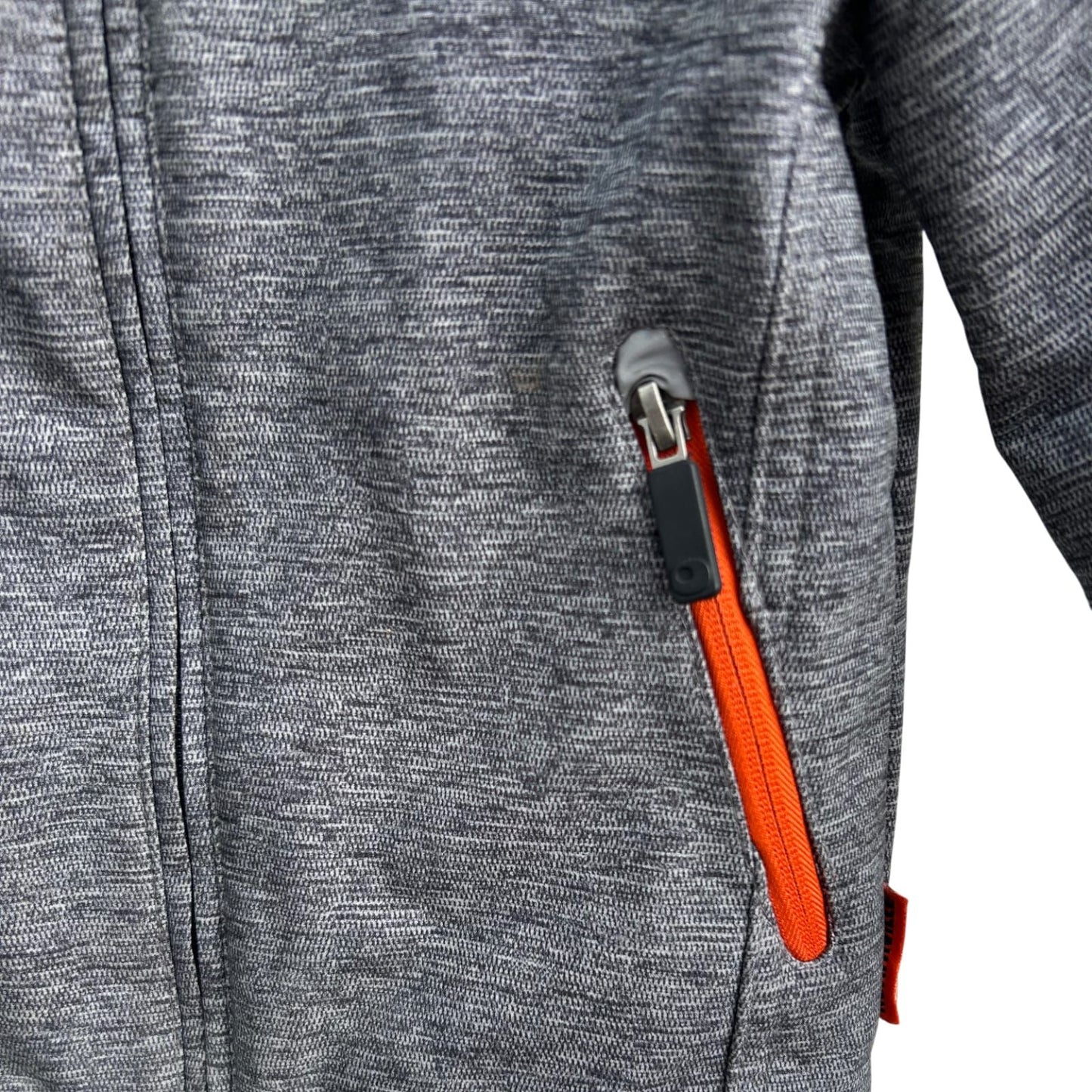 Northville Softshelljacke Kinder Gr 92 Grau Orange Kapuze Winddicht Warm Funktional