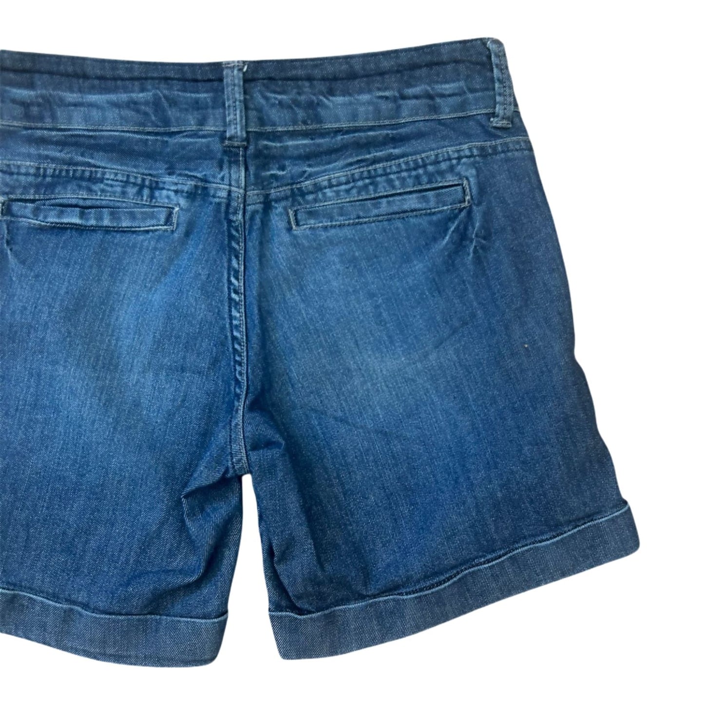 Montego Denim Shorts Damen Gr 36 Blau Low Waist Sommer Stretch Hose Kurz