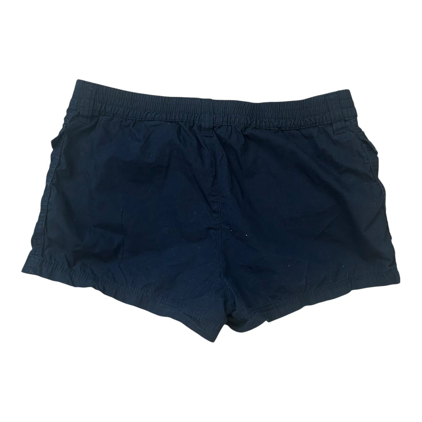 H&M Shorts Damen Gr 40 Schwarz Baumwolle Sommer Basic Casual Komfort