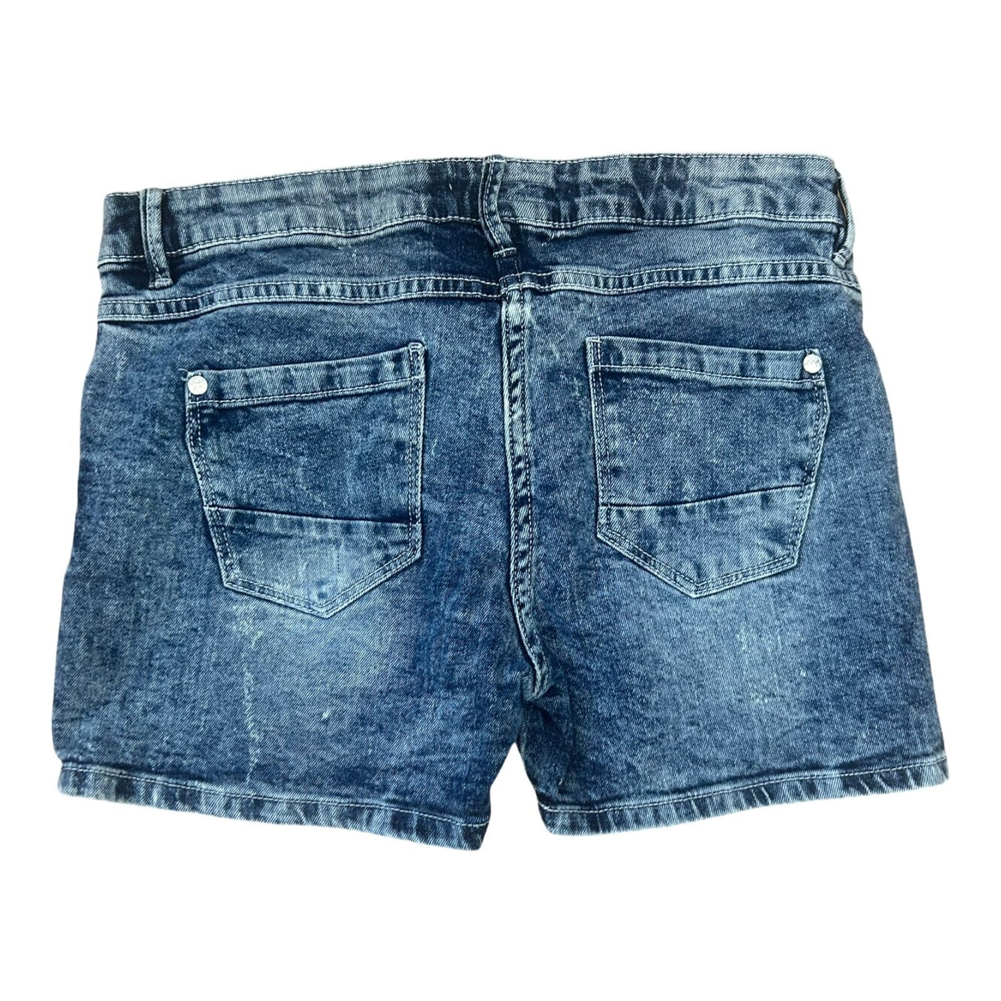 Mädchen Jeans Shorts Pocopiano Gr 152 Blau Denim Baumwolle Sommer Stretch