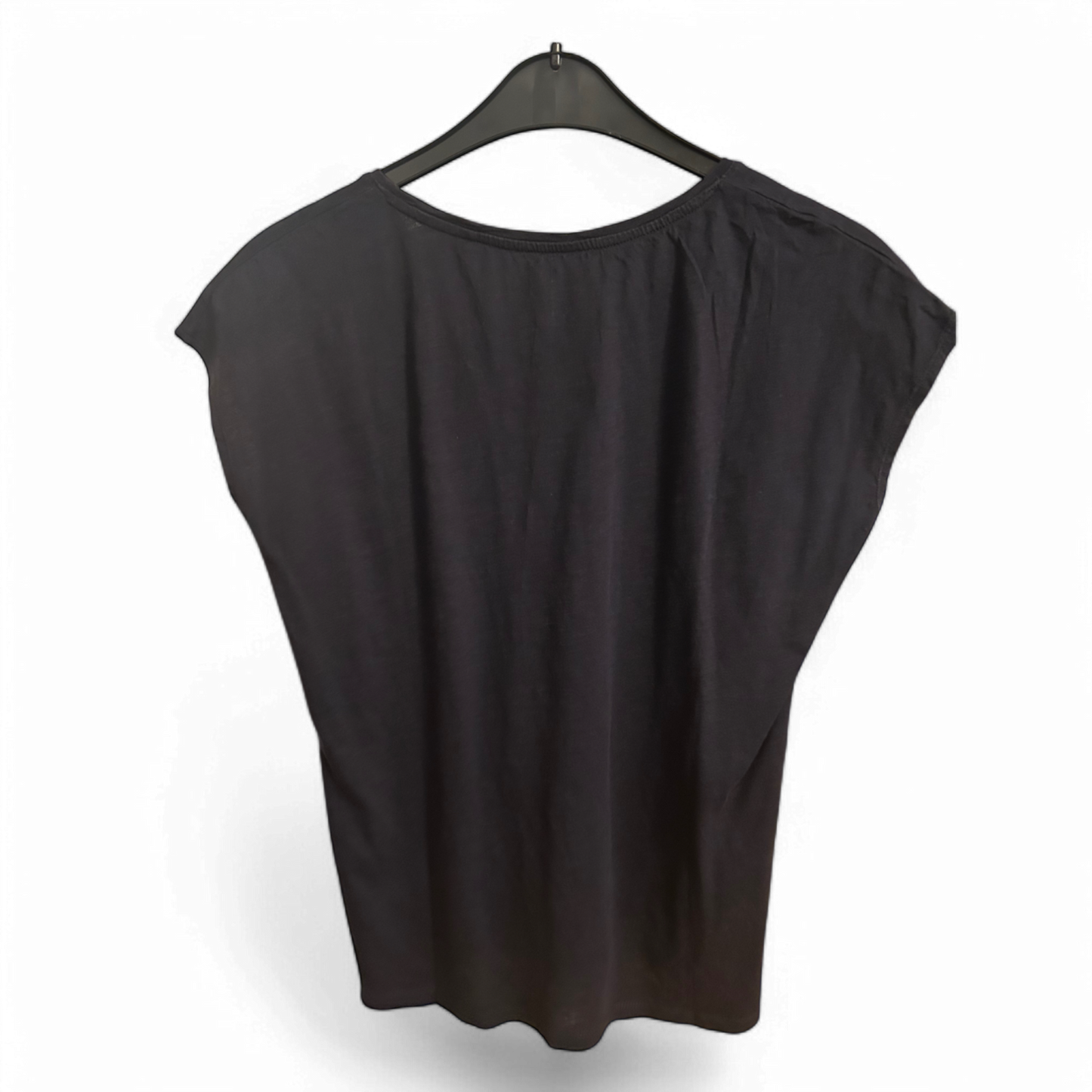 🦋 EDC T-Shirt Damen M – Dunkelblau mit Schmetterlingen 🦋