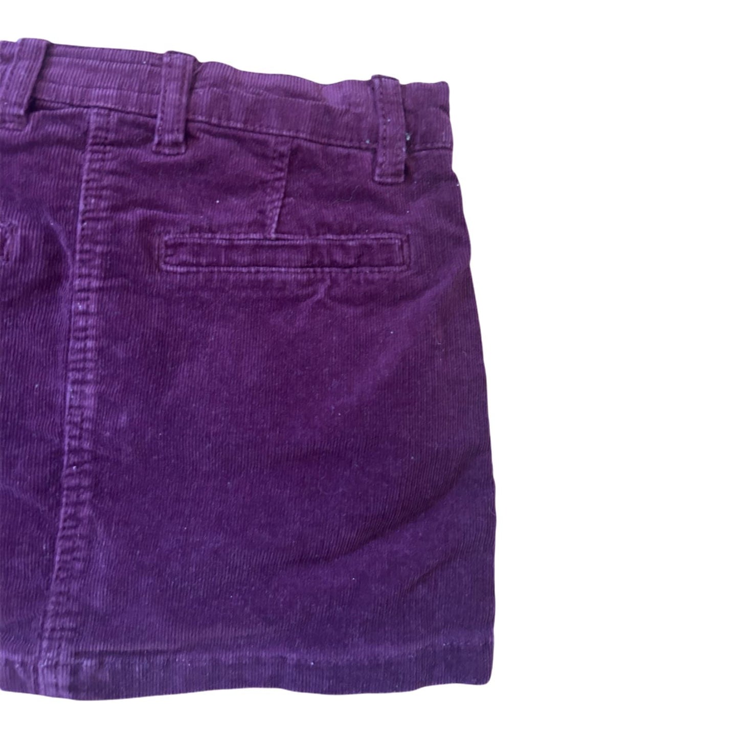 H&M Rock Mädchen Gr 110 Bordeaux Cord Mini Baumwolle Verstellbar