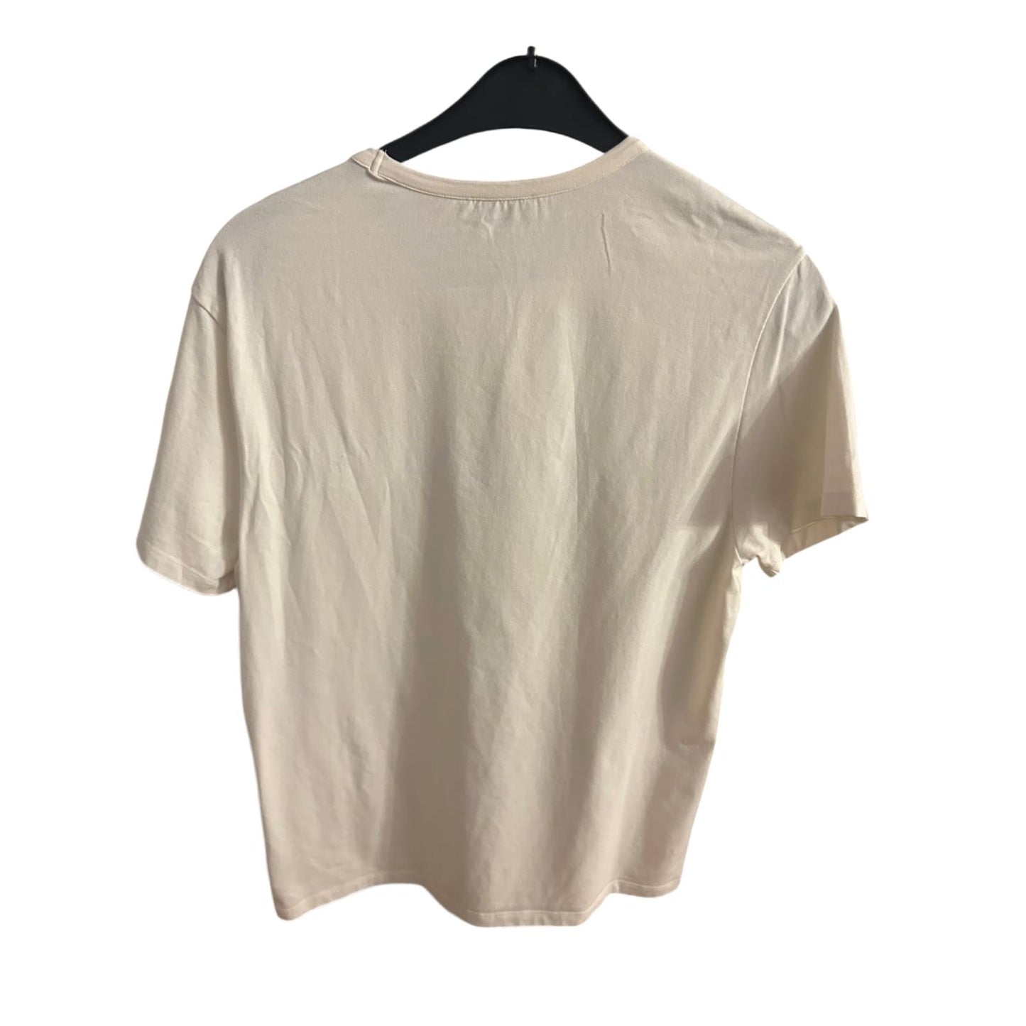 👑 VERSACE JEANS T-Shirt L – Weiß & Logo-Print ✨