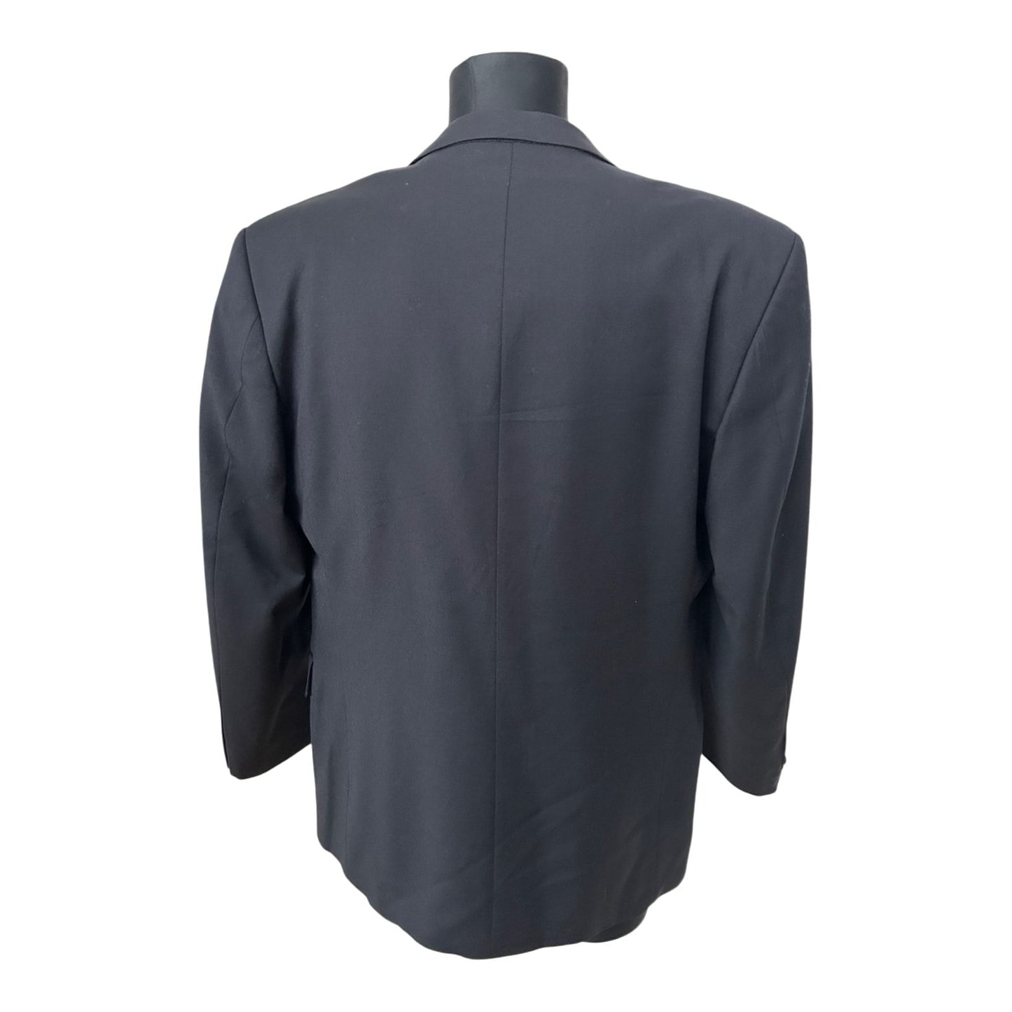 Herren Sakko Gr 50 Schwarz Elegant Klassisch Business Freizeit Wollmix Stil