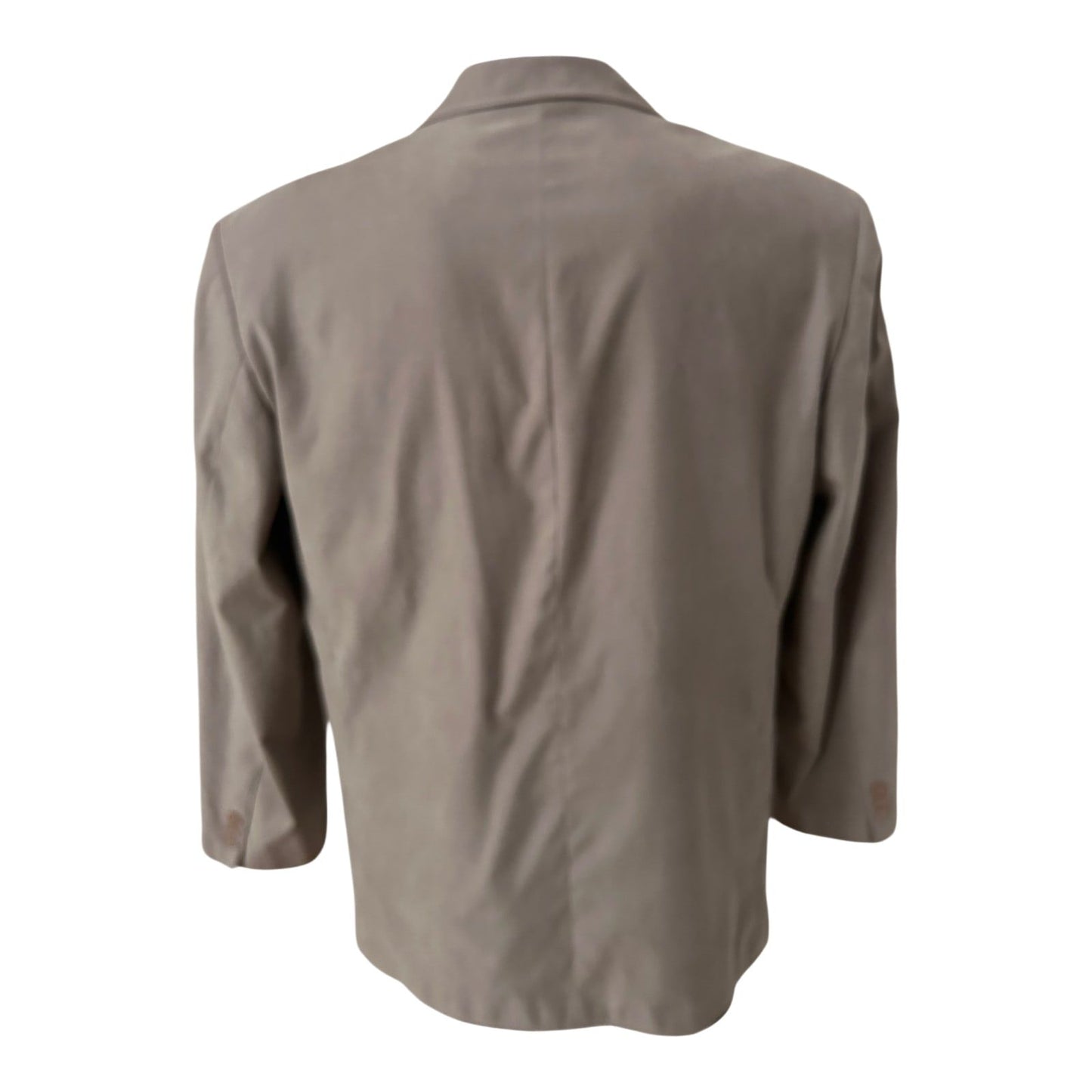 Sakko Herren Gr 25 Kurzgröße Taupe Jacke Velours Optik Elegant Freizeit Stil