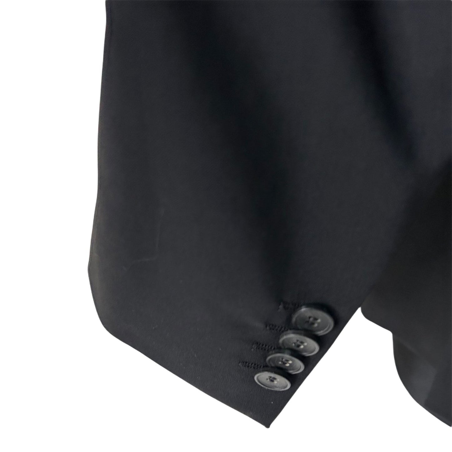 Hugo Boss Sakko Herren Gr 48 Schwarz Schurwolle Slim Fit Elegant Business