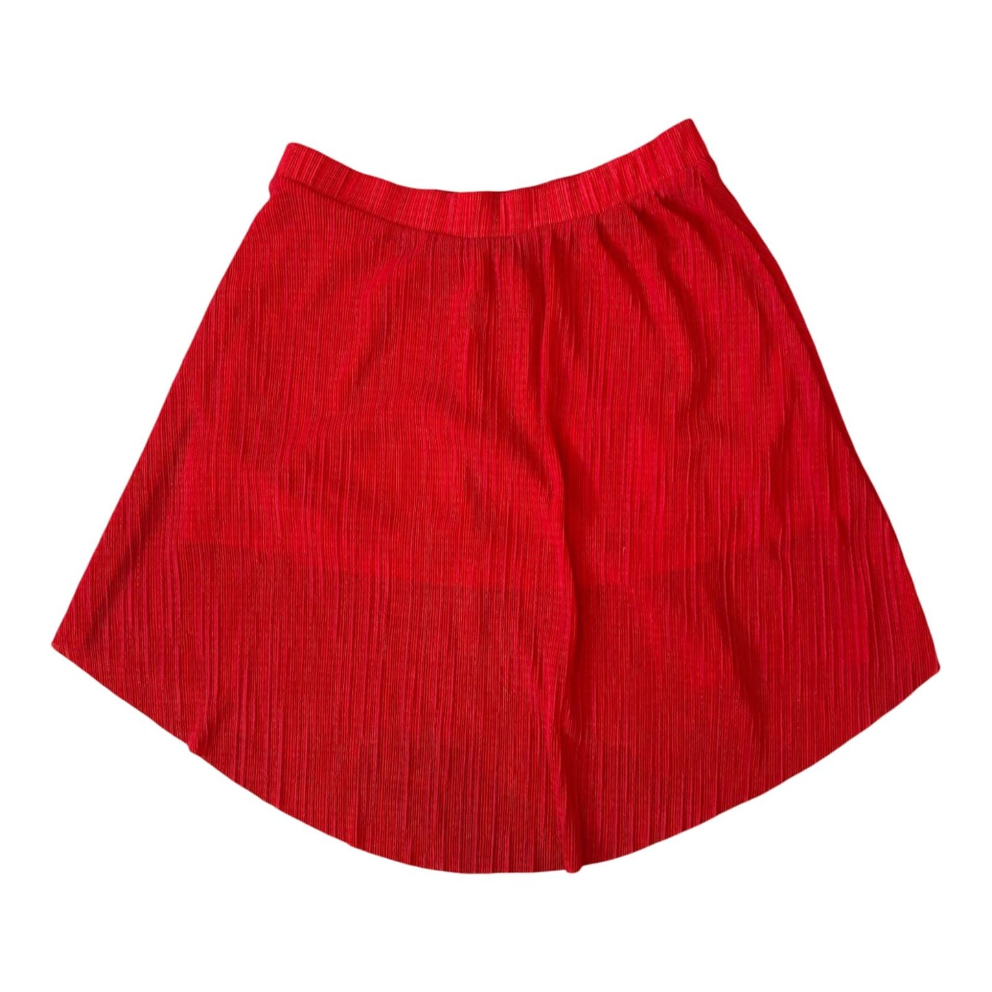 Stradivarius Rock Damen Gr S Rot Asymmetrisch Sommer Mini Trend