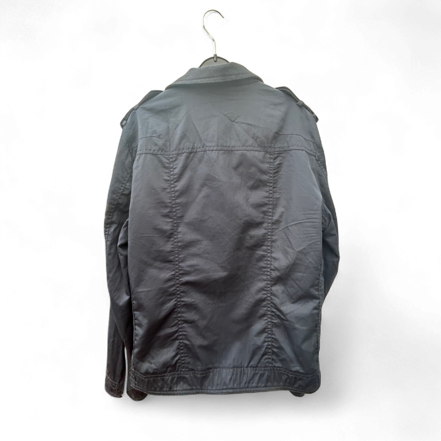 H&M Herren Jacke Größe 48 Dunkelblau Übergangsjacke Top Zustand Modisch