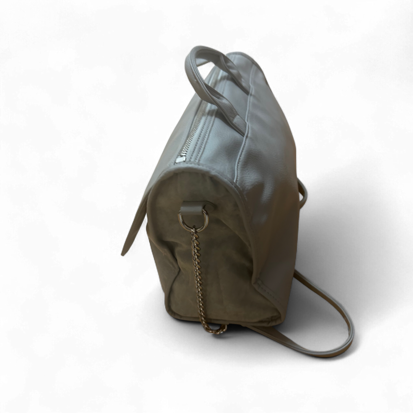 👜 New Look Schultertasche Hellgrau – Sehr guter Zustand 🤍✨