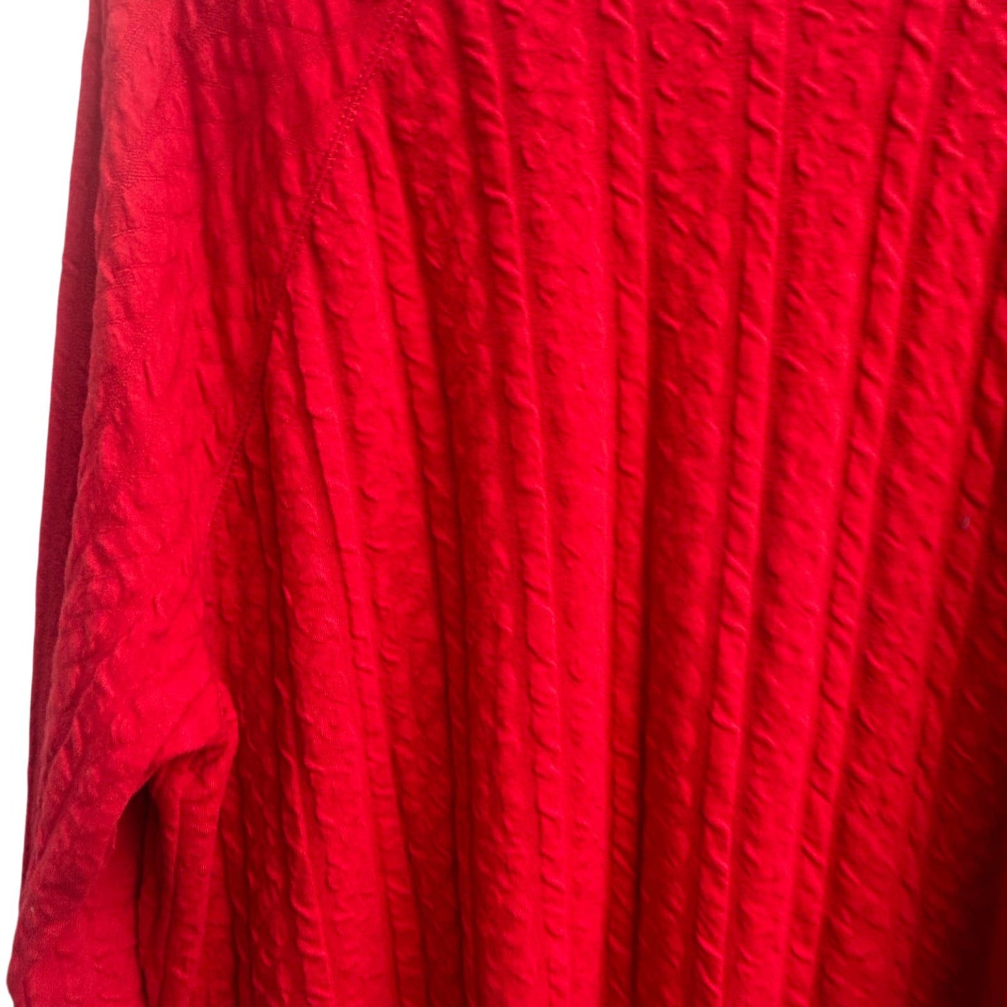 Strickjacke Damen Rot Cardigan Struktur Gr 40 Baumwolle Backstage Elegant
