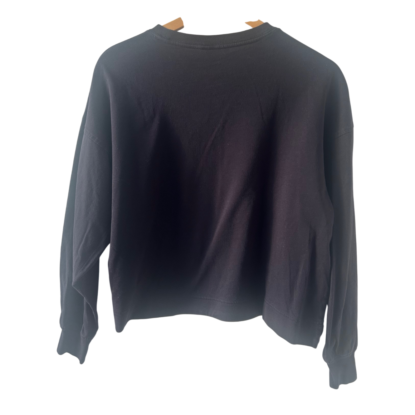 Other Stories Sweatshirt Damen Hollywood Print Schwarz Gr 36 Crop Style Baumwolle