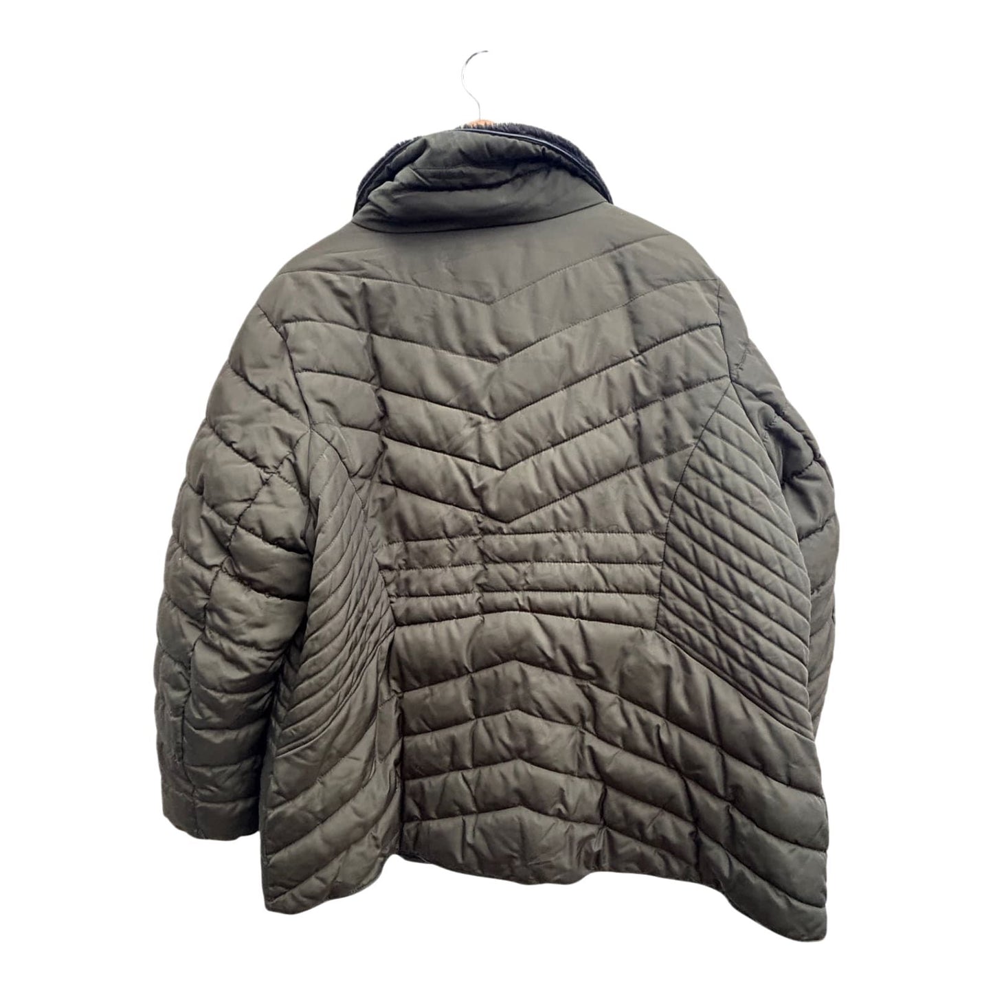 Yessica Jacke Damen Gr 52 Khaki Warm Steppjacke Winter Übergangsjacke Reißverschluss