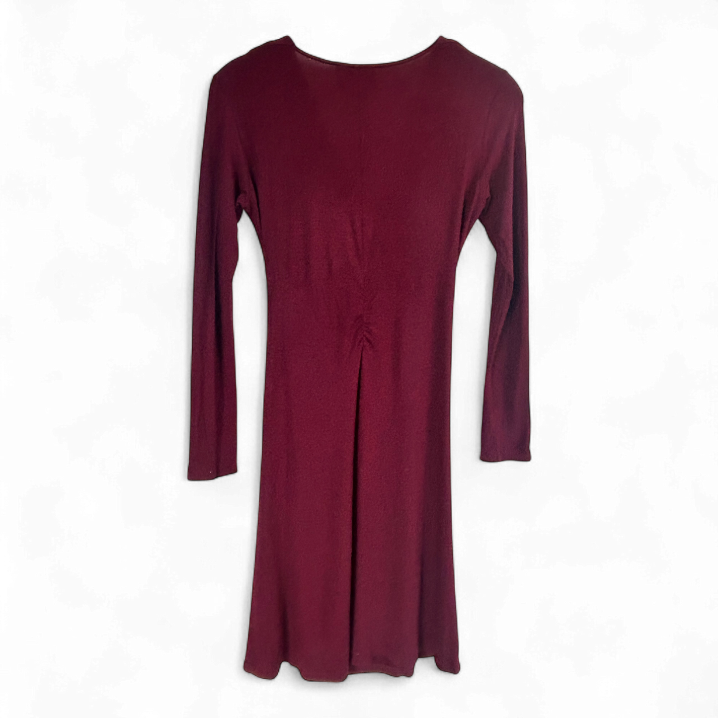 Petra Gittel Kleid Damen Dress Damenkleid Gr. S Bordeaux Elegant Made in Berlin