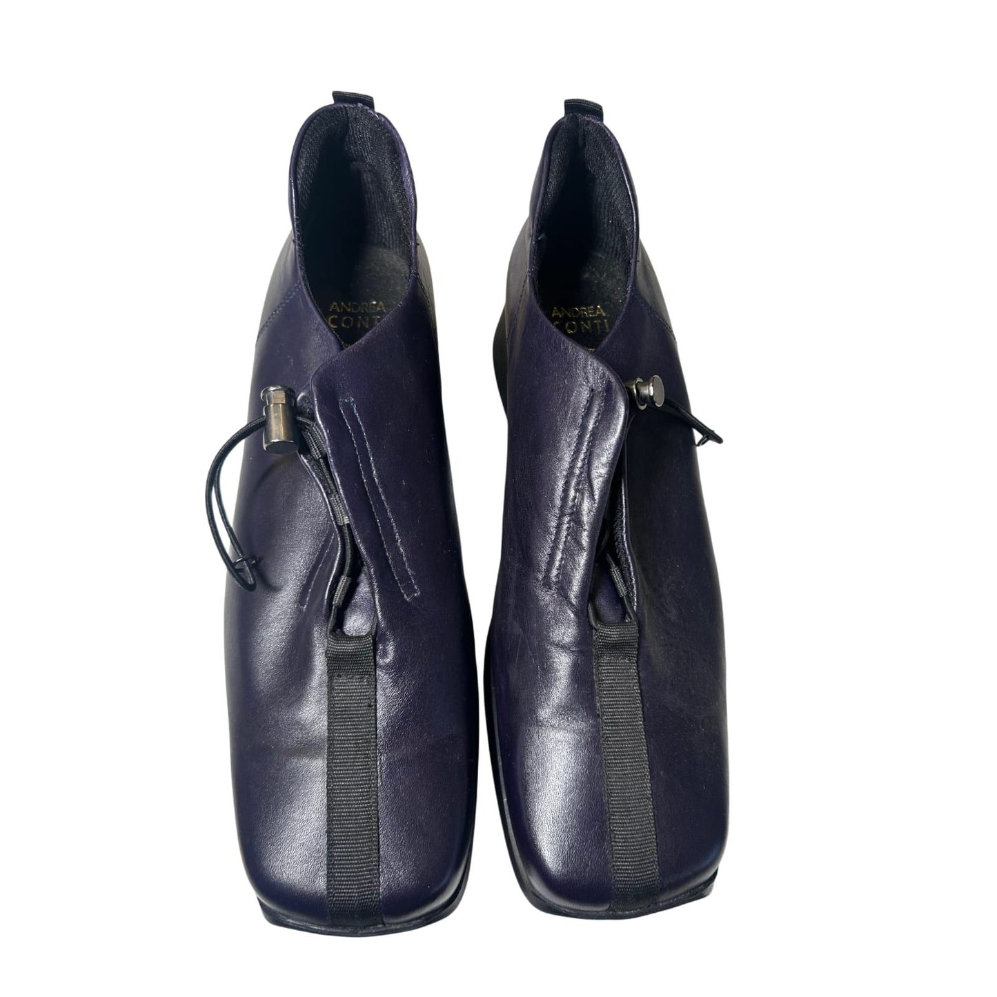 Andrea Conti Damen Halbschuhe Leder Violett Elegant Freizeit Business Gr 40