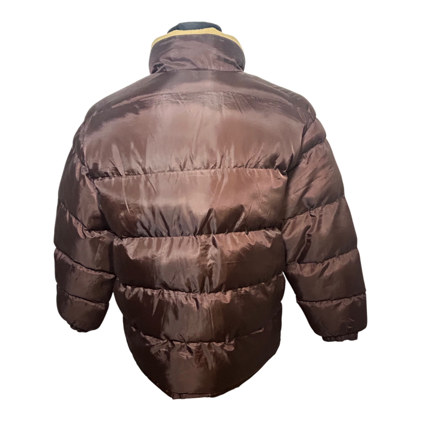 EXIGO Herren Daunenjacke Gr M Braun Steppjacke Teddykragen Warm Winterjacke