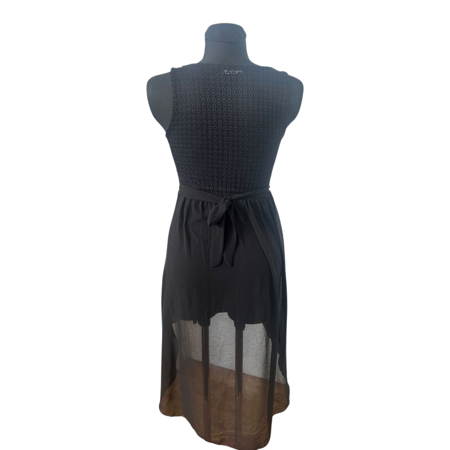 Colloseum Kleid Damen Gr S Schwarz Elegant Abendkleid Strass Chiffon