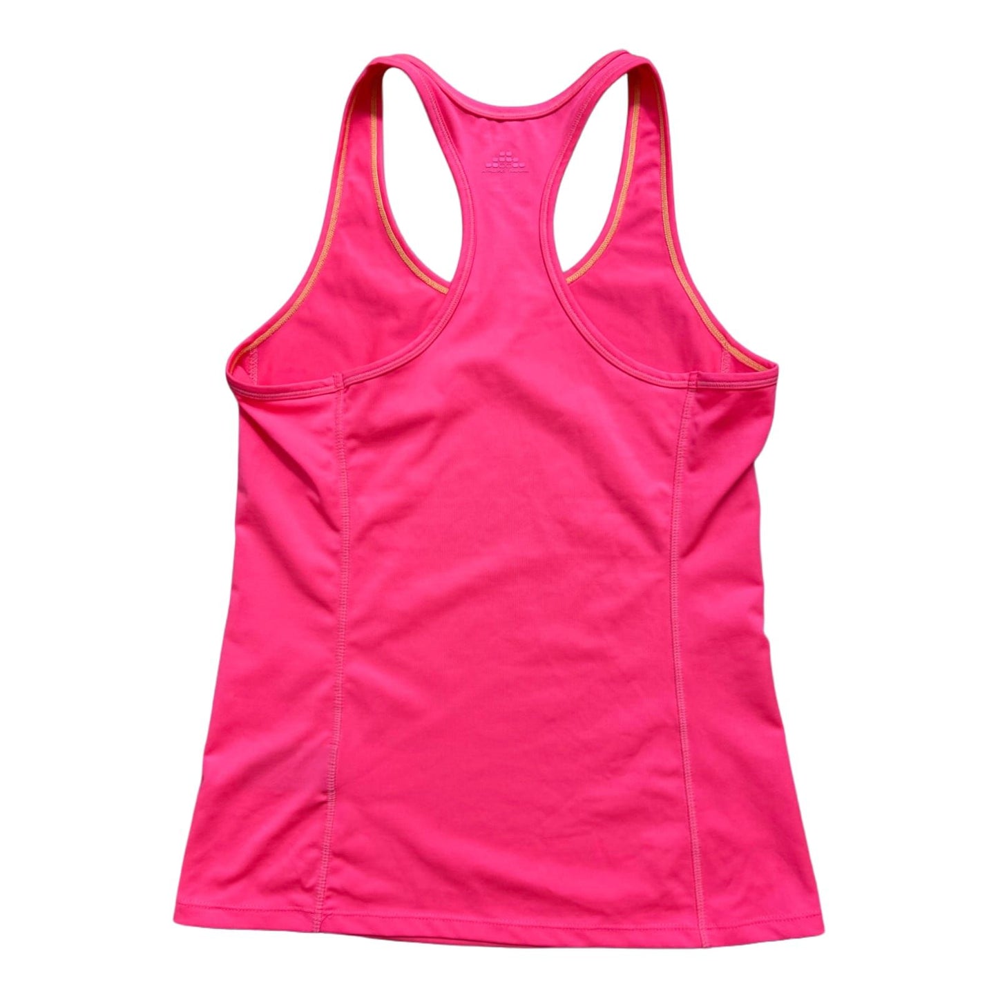 H&M Sport Damen Tanktop S Neonpink Polyester Elasthan Fitnesstop