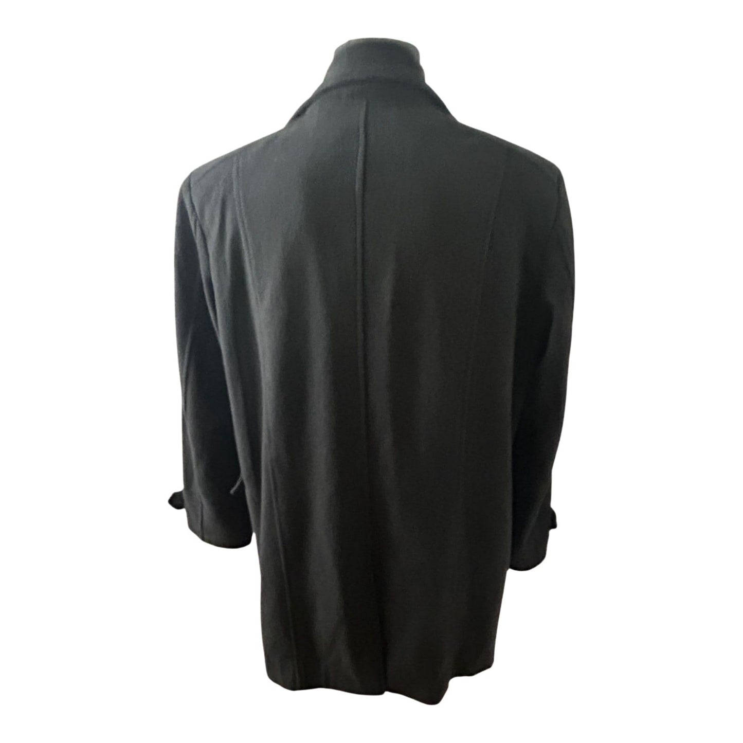 Angelo Litrico Mantel Herren Gr 54 Wolle Schwarz Winter Warm Klassisch Elegant