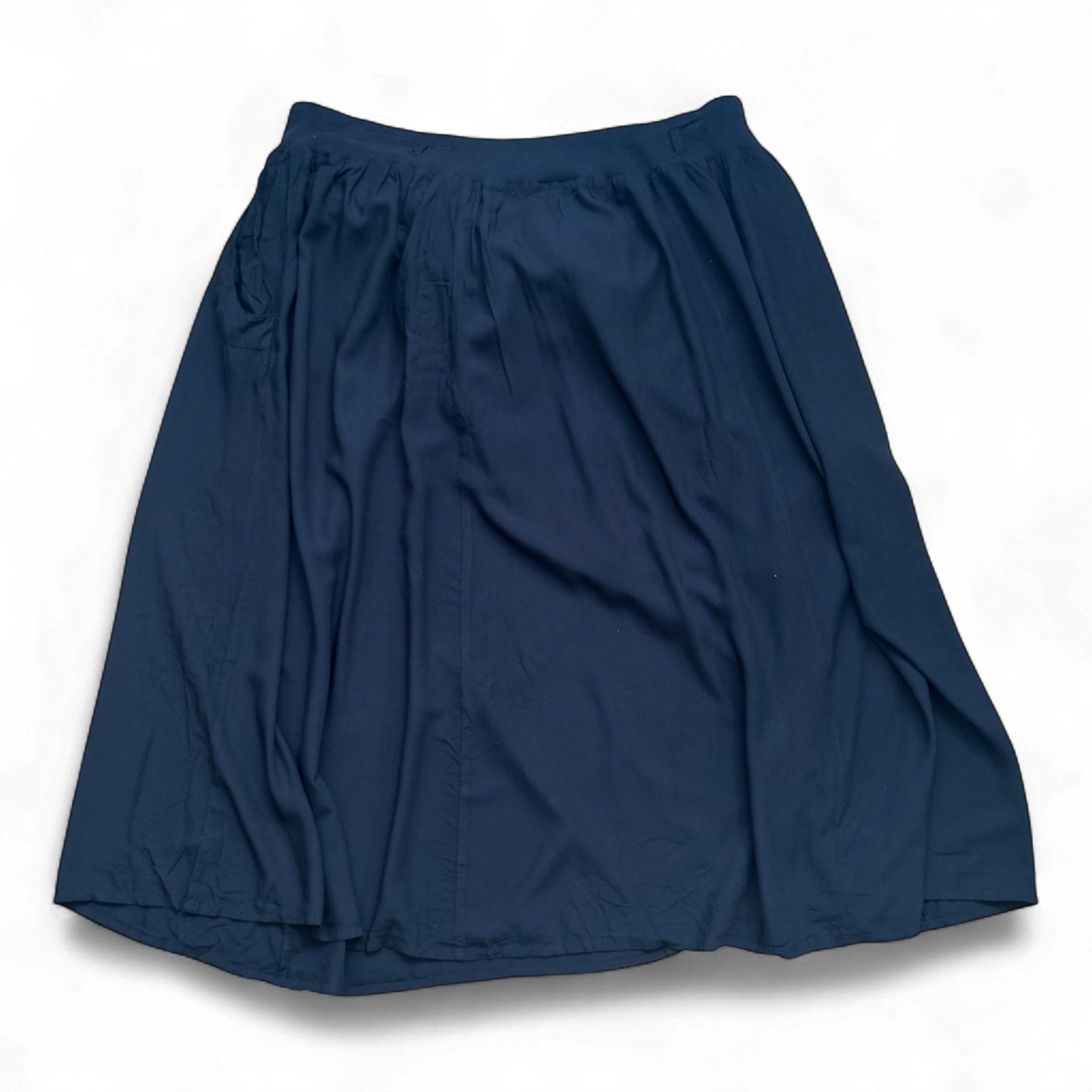 Body Flirt Maxirock Schwarz Gr 54 A Linie Nachhaltig Taschen Viskose Baumwolle