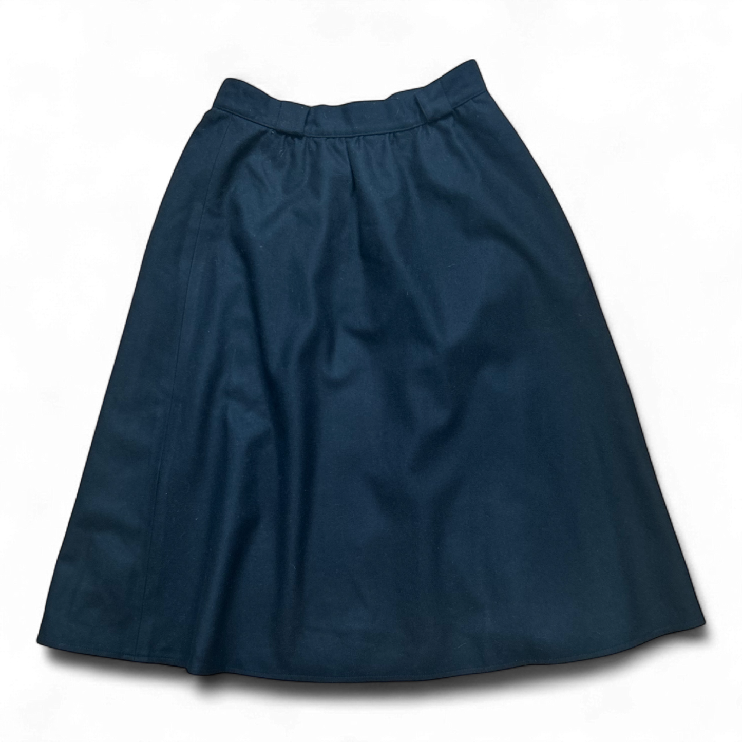 Pure Panda Maxirock Schwarz Gr 40 Knopfleiste Taschen Wollmischung Gefüttert