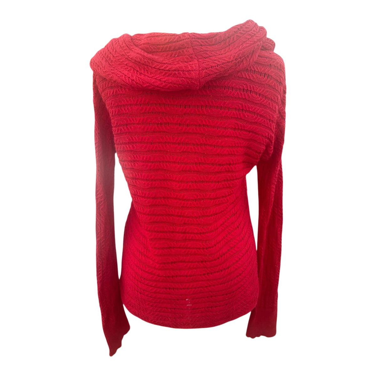 Calvin Klein Jeans Pullover Damen Gr S Rot Off Shoulder Feinstrick Sexy
