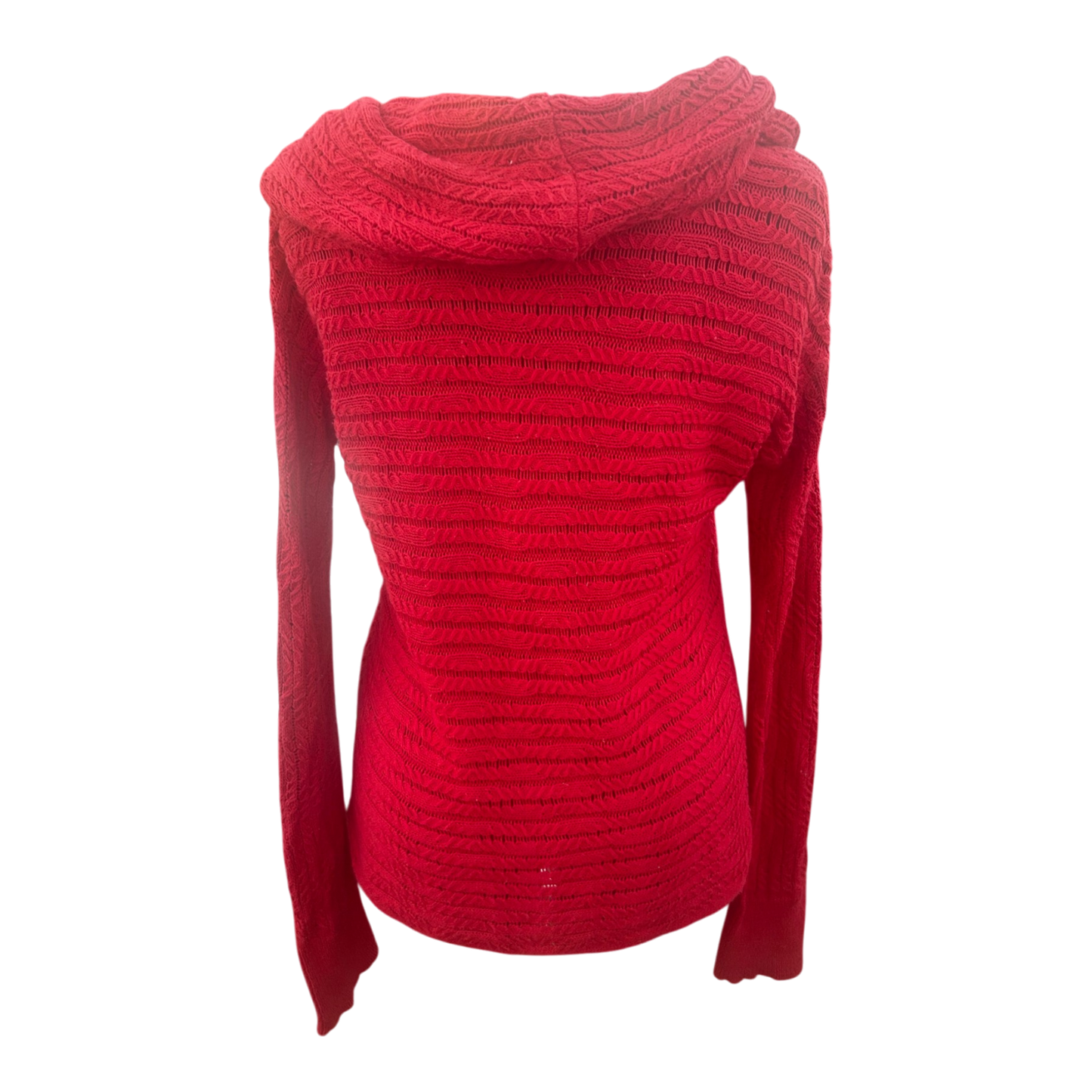 Calvin Klein Jeans Pullover Damen Gr S Rot Off Shoulder Feinstrick Sexy