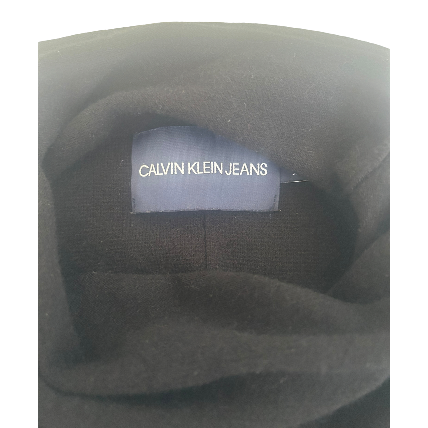 Calvin Klein Jeans Pullover Damen XL Schwarz Oversize Weich Modern Chic