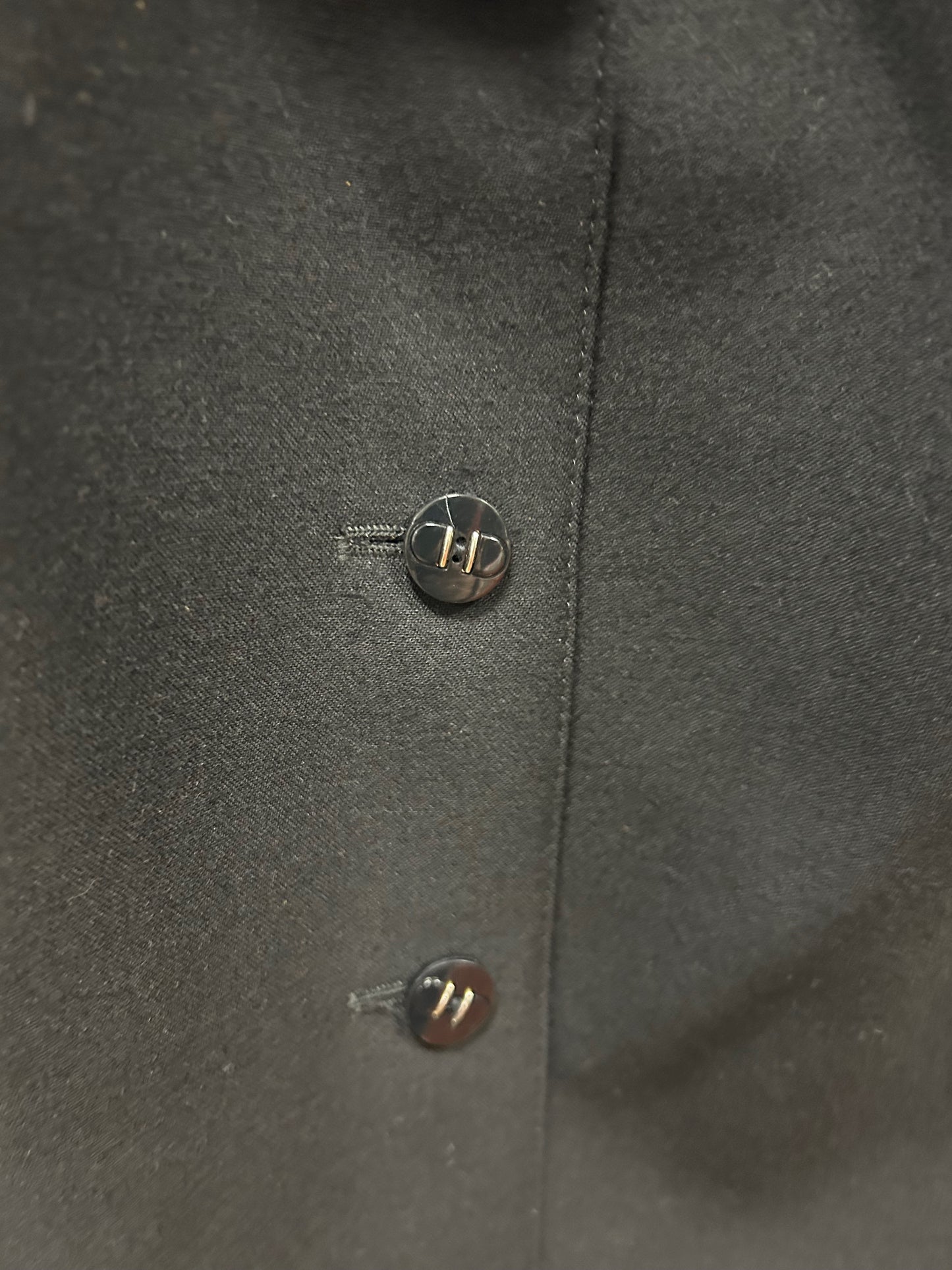 Golden Gate Blazer Größe 48 Schwarz Vintage Schurwolle Elegant Klassisch Damen