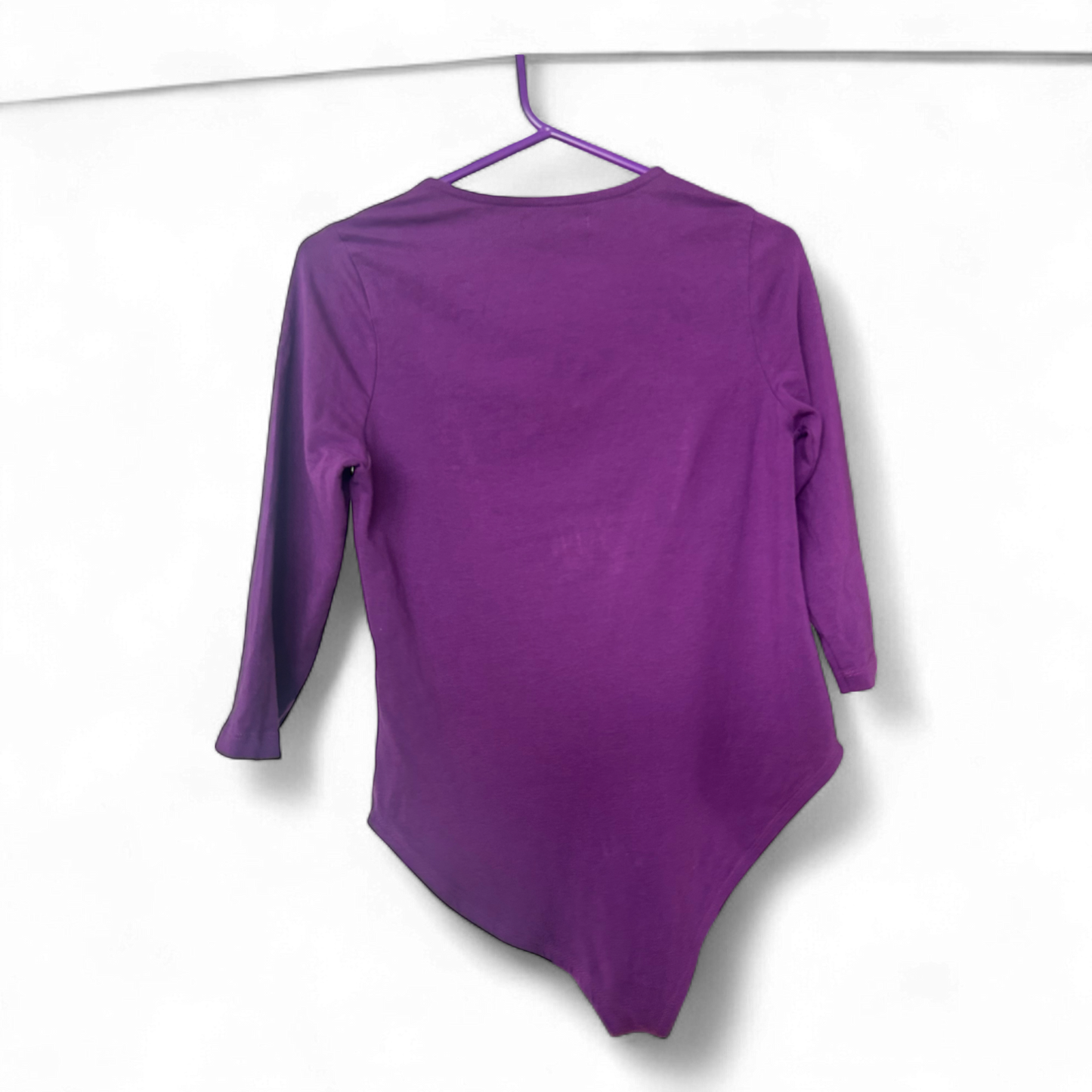 Even&ODD Body Lila Gr M Damen Baumwolle Elasthan V-Ausschnitt 3/4 Arm 68cm