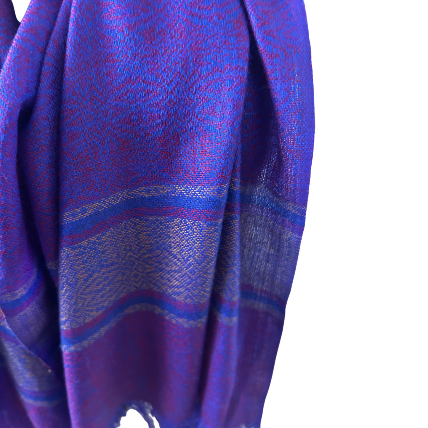 Wunderschöner Damen Schal Tuch 60 x 190 cm Lila Violett Viskose Mix