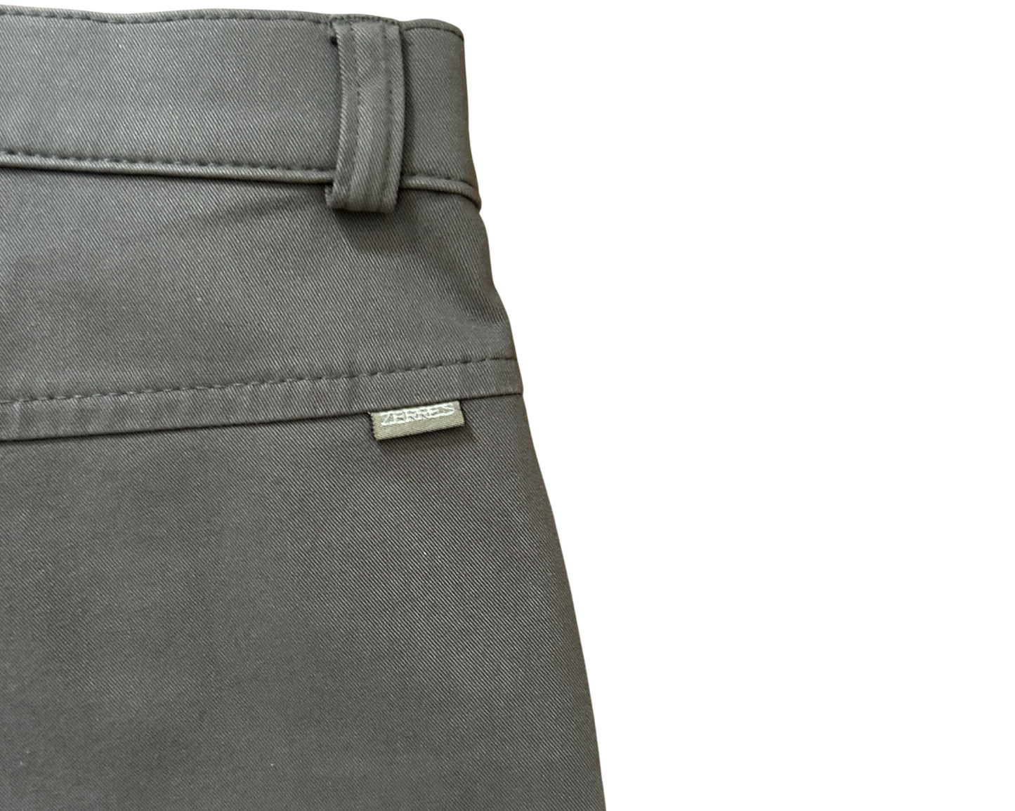 Zerres Damen Stoffhose Gr 42 Taupe Baumwolle Stretch Elegant Klassisch