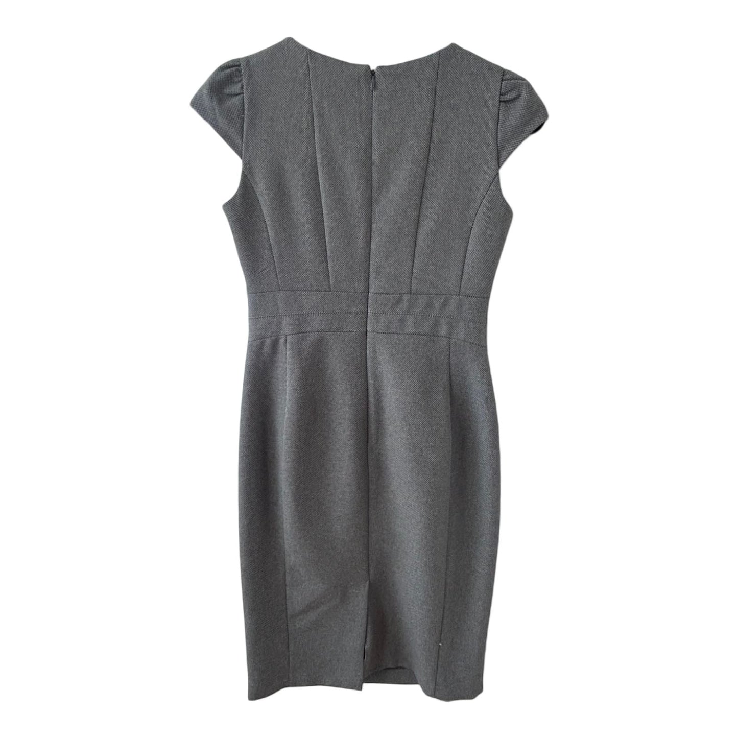 Atmosphere Kleid Damen Dress Damenkleid Gr. 36 Grau Business Gefüttert Elegant