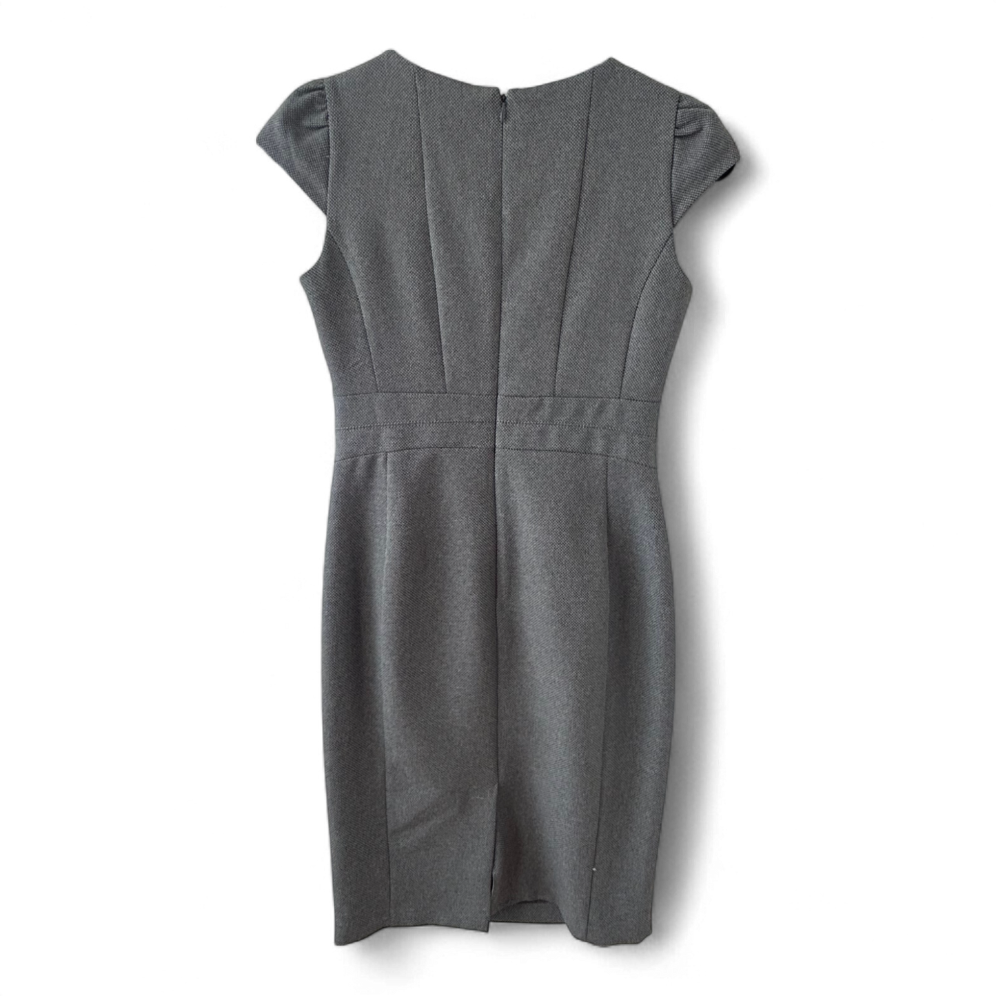 Atmosphere Kleid Damen Dress Damenkleid Gr. 36 Grau Business Gefüttert Elegant