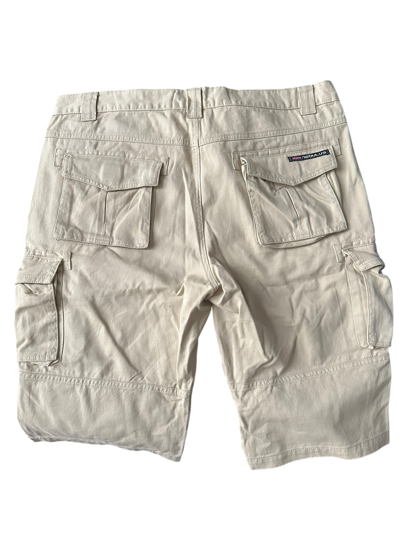 Nebulos Hose Männer Shorts Beige, Norway Style, XXL Gr. 54 🇳🇴