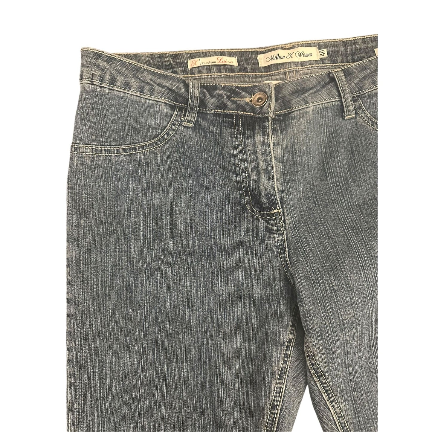 Million X Women Jeans Luisa | Gr. 40 | Hellblau | Stretch-Denim | Damen Jeans - Damenhose