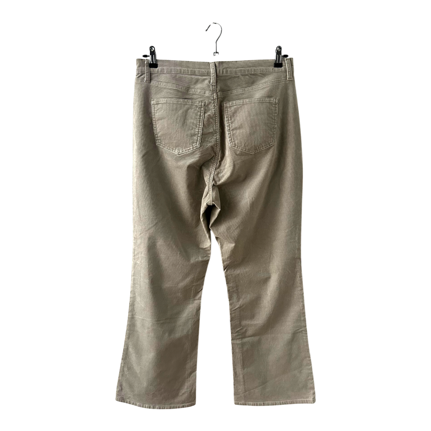 Uniqlo Cordhose Damen Gr 42 Beige Baumwolle Stretch Klassisch Zeitlos Classic