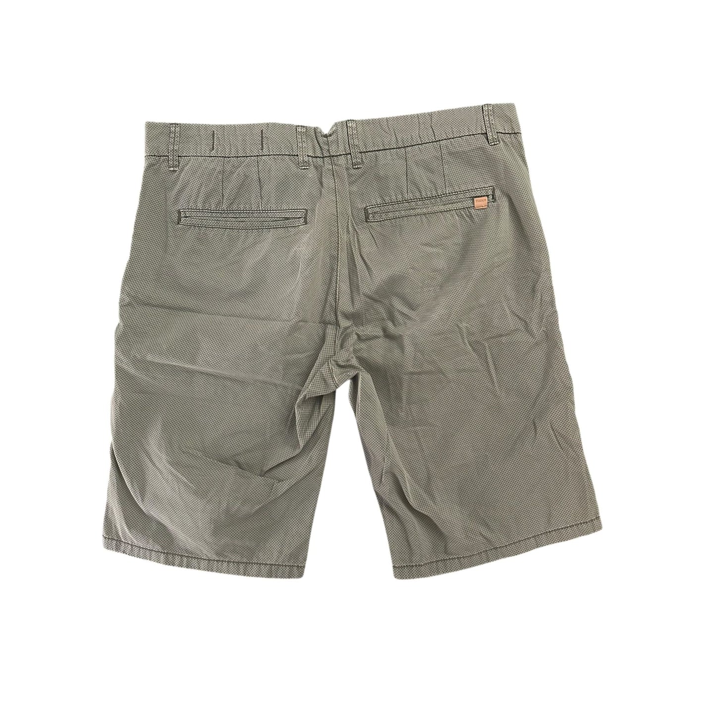 Tom Tailor Herren Shorts Slim Chino Gr M Grün Baumwolle Stretch