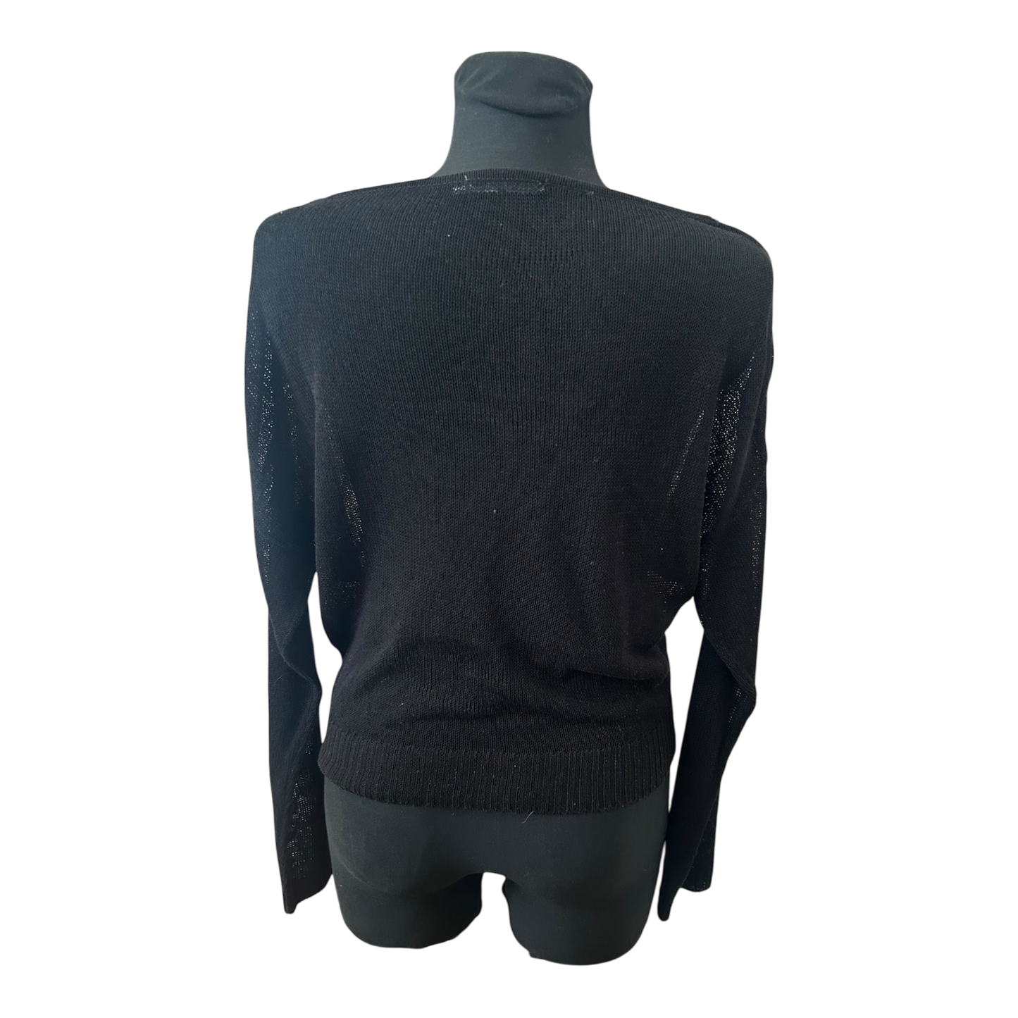 Only Edge Collection Netzpullover Damen Gr M Schwarz Transparent Sommer