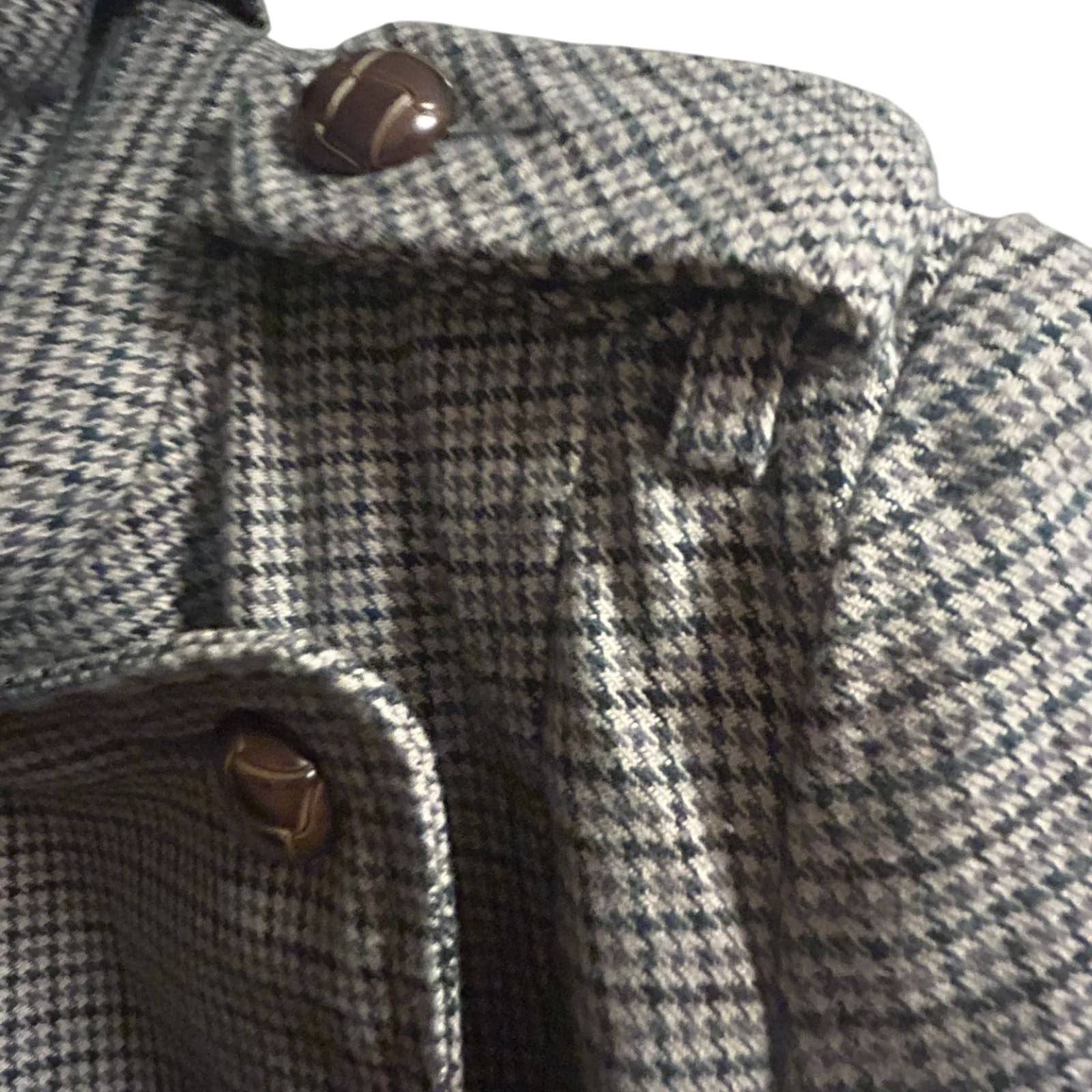 Pepe Jeans Trenchcoat Damen Gr S Hahnentritt Beige Schwarz Gürtel Klassisch