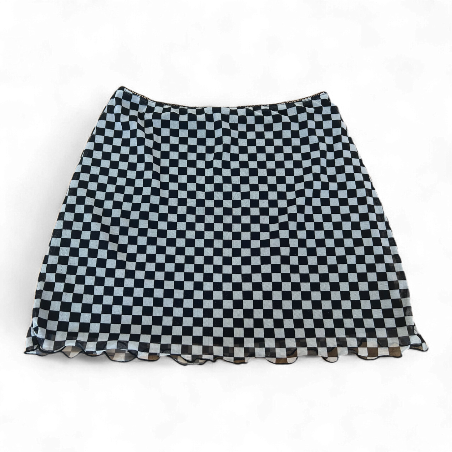 H&M Damen Minirock Karo Größe S