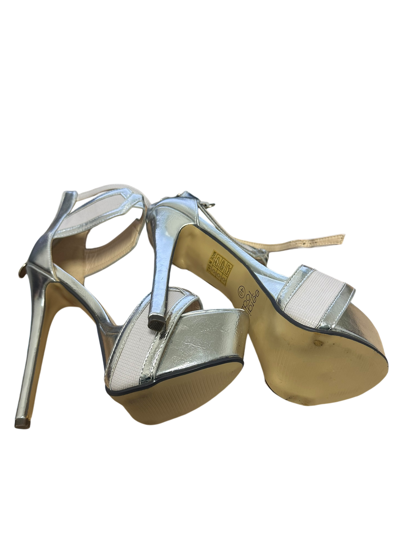 Sergio Todzi Absatzschuhe Damen silber Gr. 40