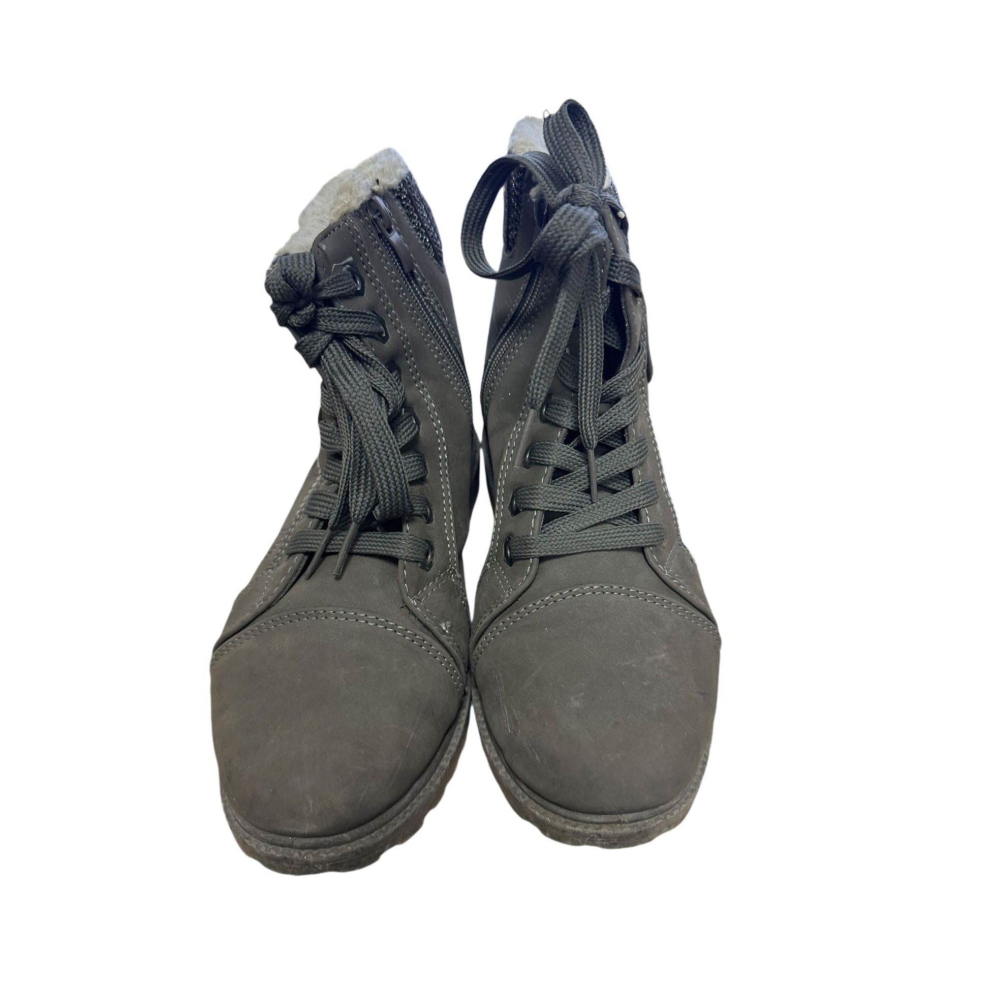 Adidas Damenstiefelette grau und gefüttert Gr. 37
