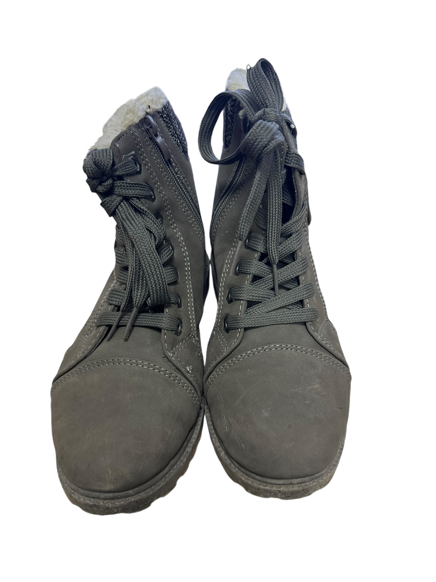 Adidas Damenstiefelette grau und gefüttert Gr. 37