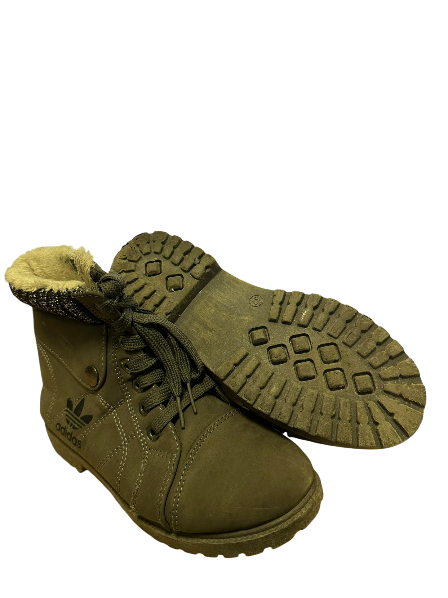 Adidas Damenstiefelette grau und gefüttert Gr. 37