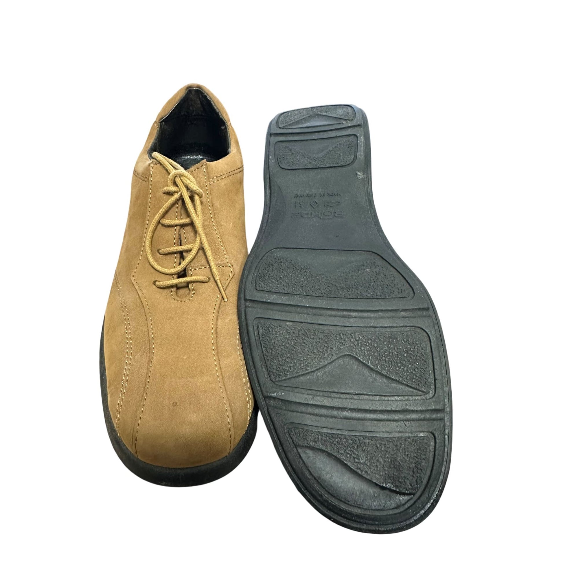 Rohde Damenhalbschuhe braun aus Echtleder Gr. 40